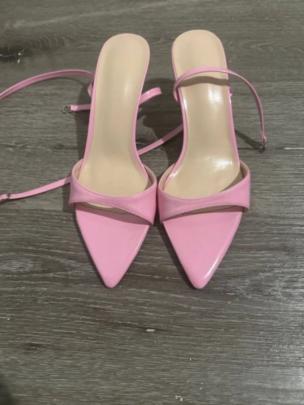 Pink short heels